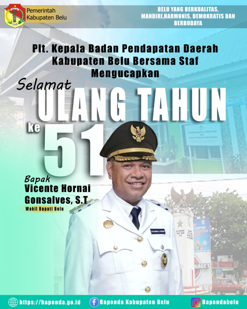Ultah Bpk. Wakil Bupati Belu